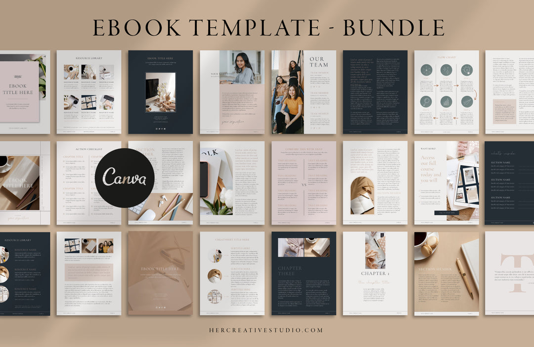 58 Page Ebook Template Bundle