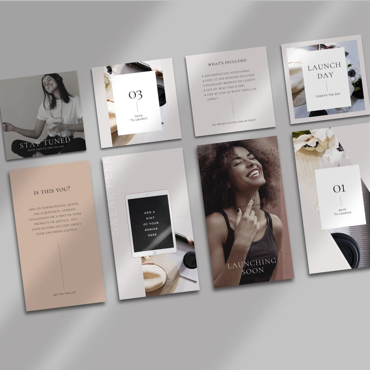 Social Media Launch Countdown Templates