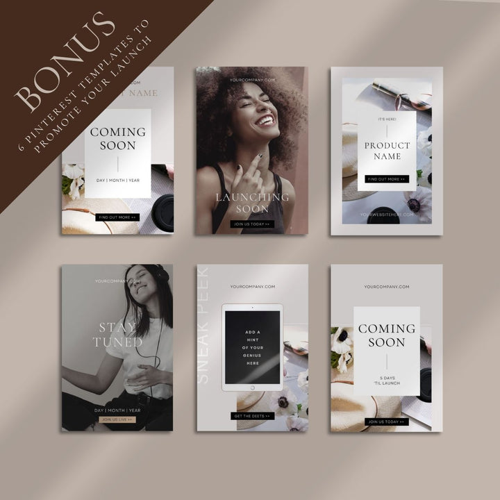 Social Media Launch Countdown Templates