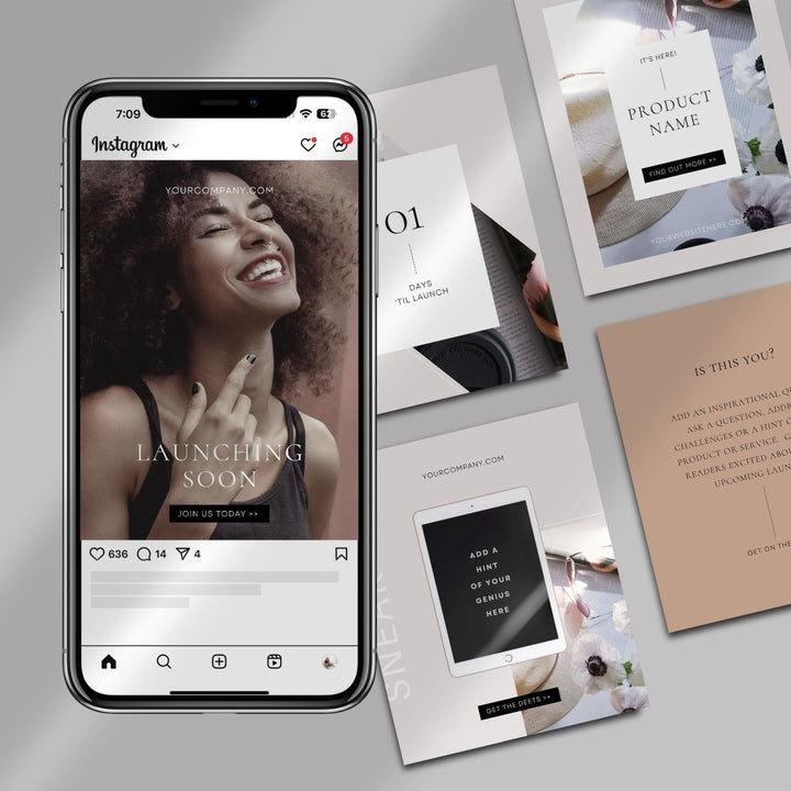Social Media Launch Countdown Templates