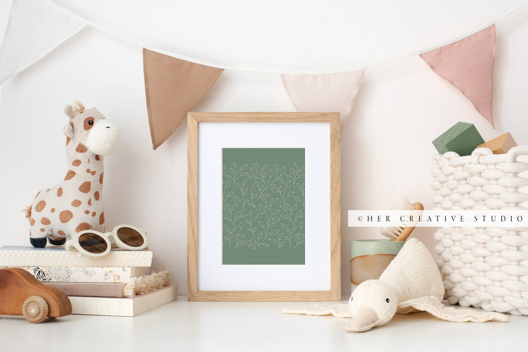Picture Frame Mockup For Nursery Art 5x7 / 8x10