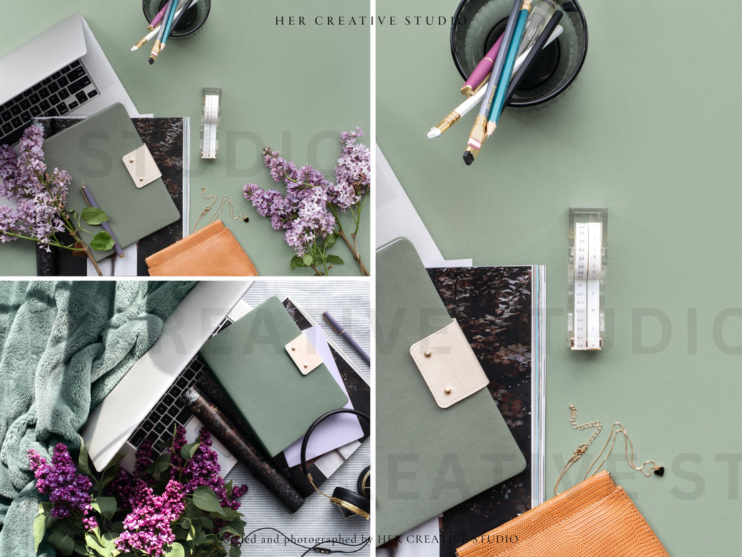 Stock Photo Bundle | Lilac & Green