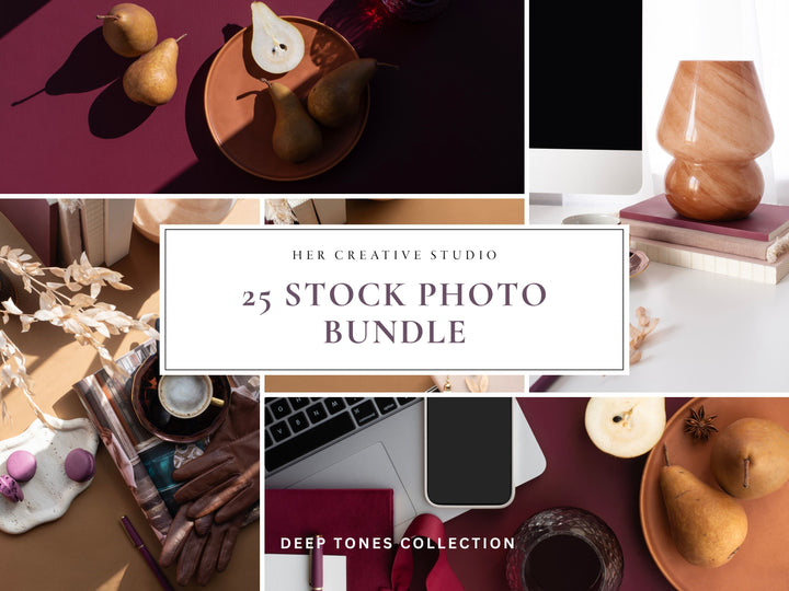 Stock Photo Bundle | Deep Tones