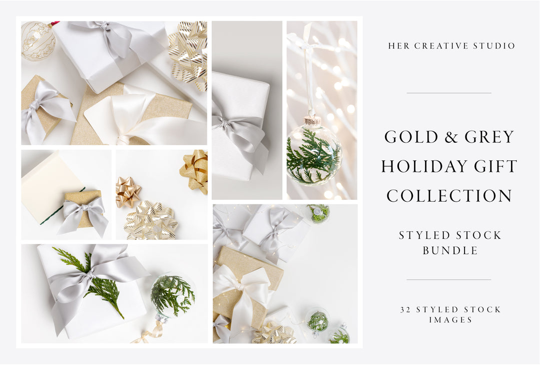 Gold & Grey Holiday Gift Collection
