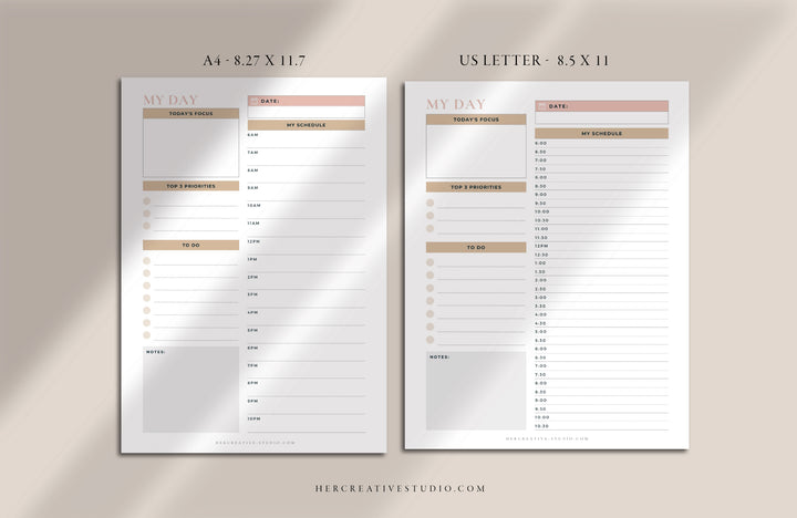 Daily, Weekly, Monthly Planner