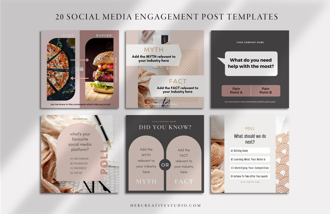 Social Media Engagement Templates