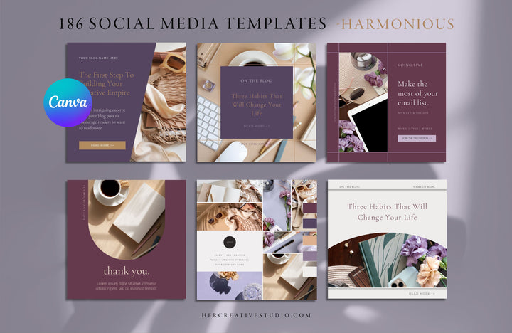Social Media Template Bundle - Harmonious