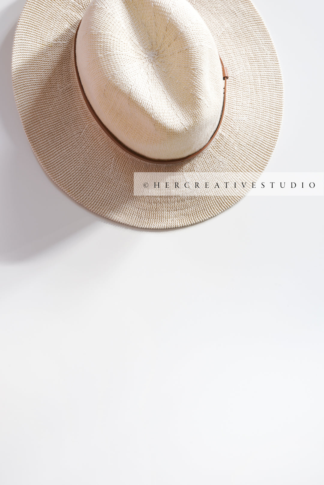 Panaman Hat in Sunlight, Minimal Styled Image