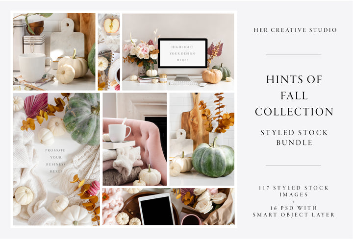 Hint of Fall Collection, Styled Stock Bundle